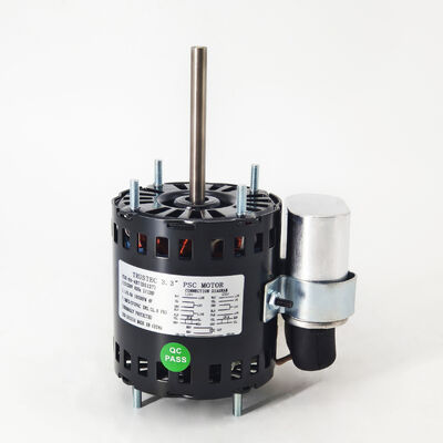 3.3" PSC Мотор - 1/12 л.с. 1/15 л.с. 1/20 л.с. Двойное напряжение 115В/230В 1550 об/мин 7.5 мкФ/370В CCW/CW вращение - Замена мотора Fasco D1127 Century 9721